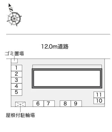 ★手数料０円★東松山市御茶山町 月極駐車場